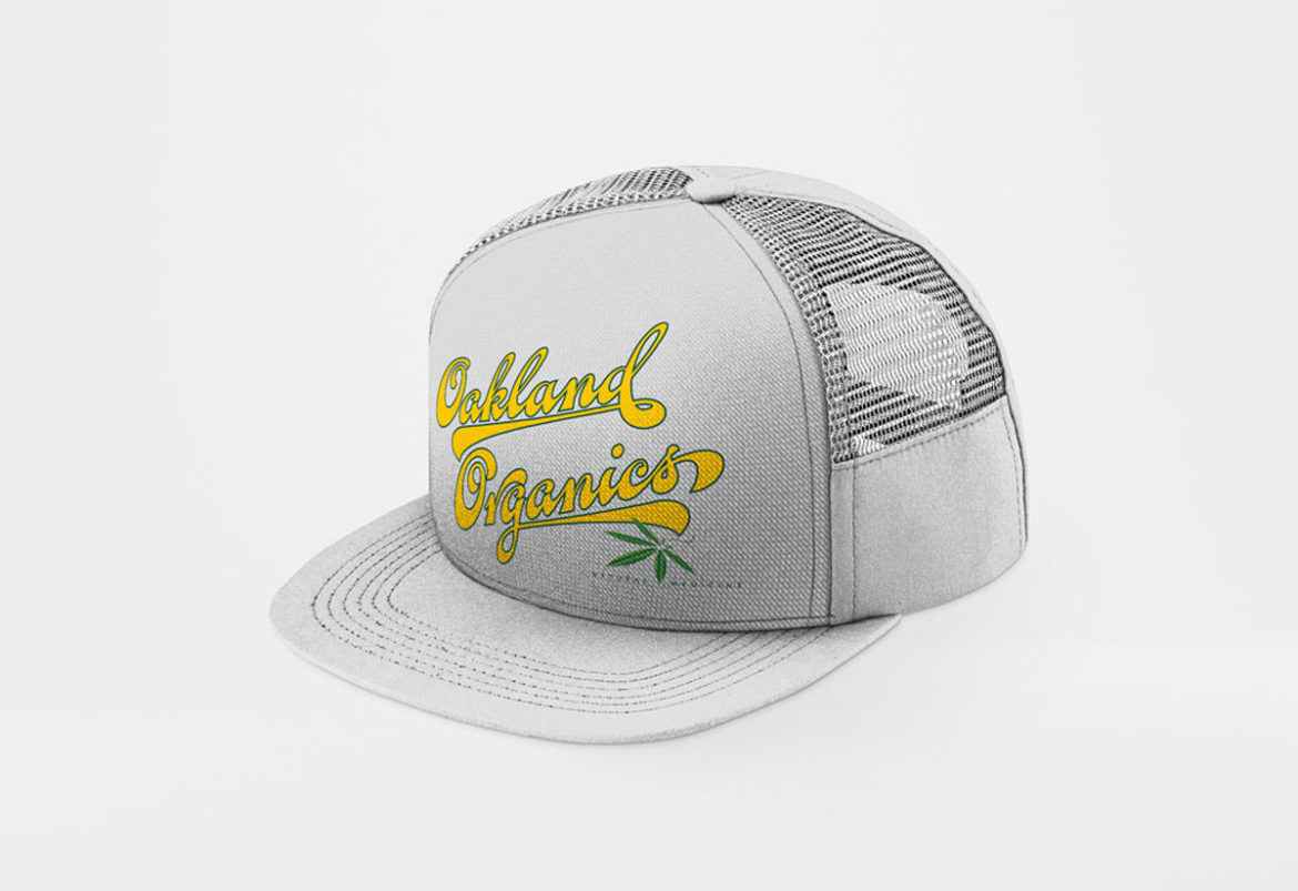 Oakland Organics Trucker Hat Design